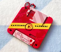 Image 2 of Sir Gravel Floppy Disk Charm~!