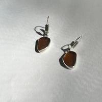 Image 3 of AMBER HALF HOOPS