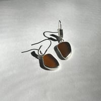 Image 1 of AMBER HALF HOOPS