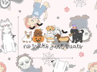 No Tricks, Just Treats Sticker
