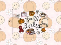 Fall Girly Sticker