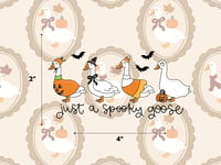 Spooky Goose Sticker