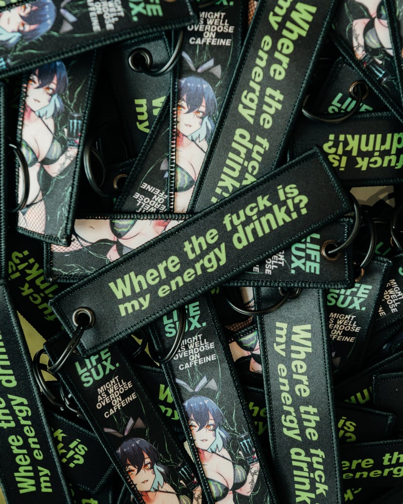 Image of Where The F*ck Is My Energy Drink Jet Tag