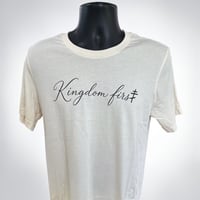Image 1 of Kingdom First Christian T-shirt | Faith Based Graphic Tee | Unisex Gift Men & Women