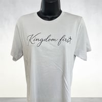 Image 2 of Kingdom First Christian T-shirt | Faith Based Graphic Tee | Unisex Gift Men & Women