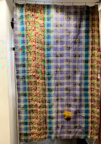 Image 6 of Kantha carreaux et fleurs