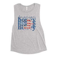 Image 4 of American Honey Ladies’ Muscle Tank from PatriotsCo