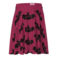 Image 2 of 3 Eyed Bat Skater Skirt copy