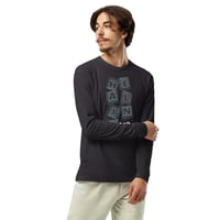 Image 2 of Men HEALING MODE Long Sleeve Fitted Crew
