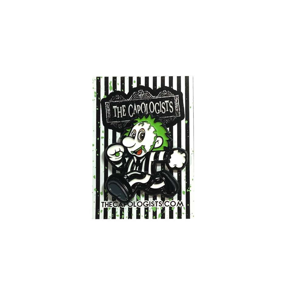 Beetlejuice Enamel Pin