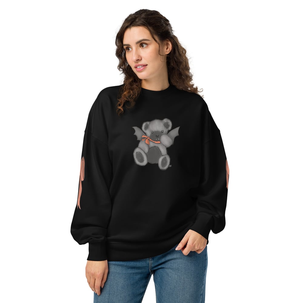 Vampire Teddy Unisex organic oversized sweatshirt