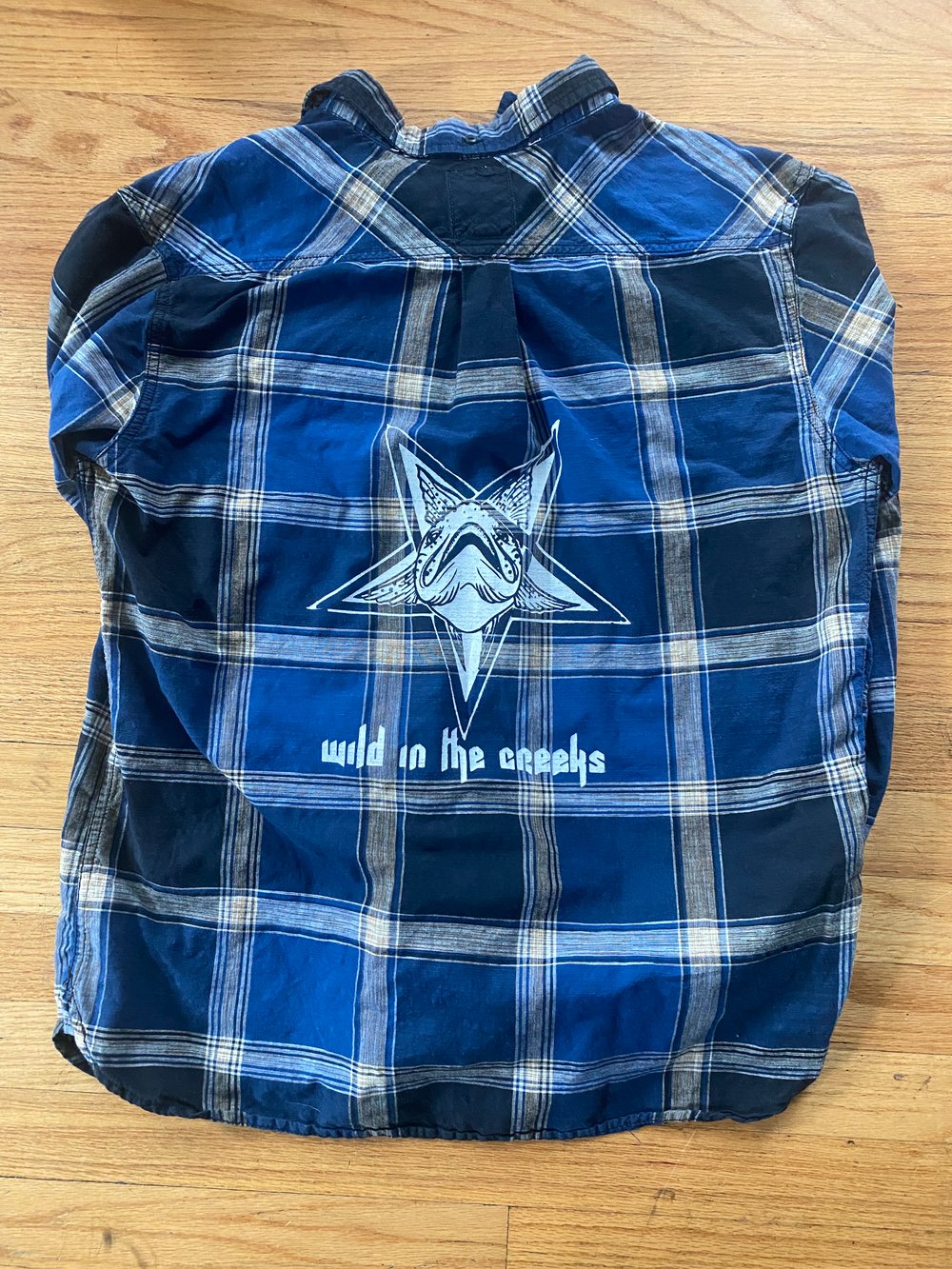 Fishtagram l/s plaid