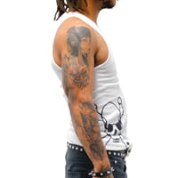 Image 2 of WHITE SKULL TANK