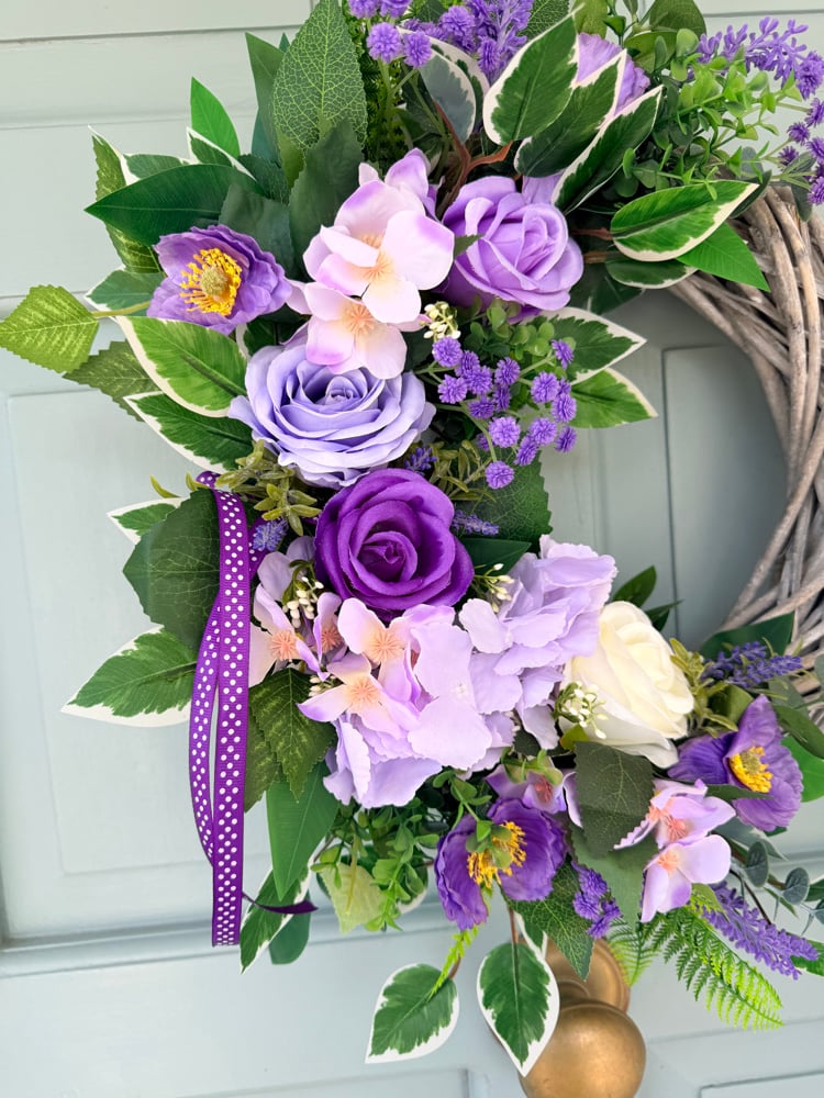 Image of 35cm Purple Wicker 