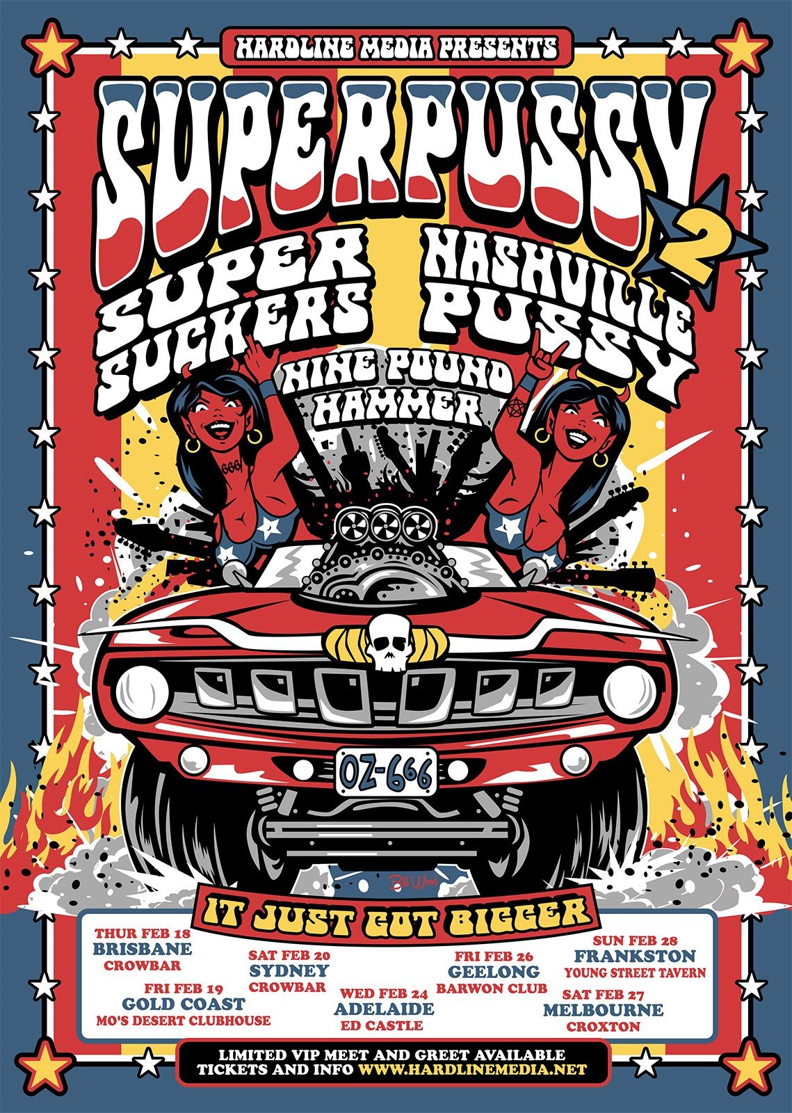 Image of SUPERPUSSY 2 - MELBOURNE - CROXTON - SAT 27 FEB - GA PRE SALE