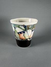 Image 1 of #02 Porcelain Landscape Beaker Cup