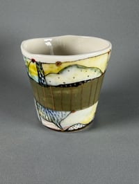 Image 1 of #03 Porcelain Landscape Beaker Cup