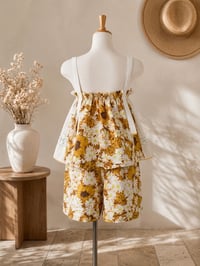 Image 2 of Upcycled Vintage Textile 2 Piece Babydoll Set 