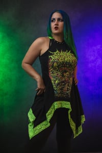 Image 1 of S/M Cattle Decapitation Flowy top