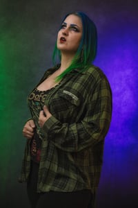 Image 5 of 1X Women's Sleep Token Flannel