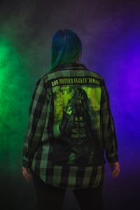 Image 3 of Large (womens size) Rob Zombie Flannel 