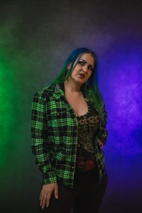 Image 4 of 1X (womens size) Rob Zombie Flannel 