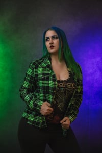 Image 2 of 1X (womens size) Rob Zombie Flannel 