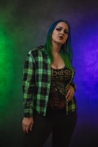 Image 4 of XS (womens size) Billie Eilish Flannel 