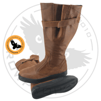 Image 1 of Resistance FO Officer Long Boots (Black/Brown/Dark Brown)