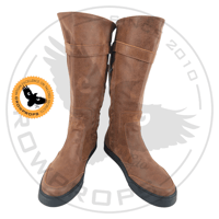 Image 2 of Resistance FO Officer Long Boots (Black/Brown/Dark Brown)