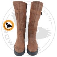 Image 3 of Resistance FO Officer Long Boots (Black/Brown/Dark Brown)