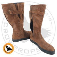 Image 6 of Resistance FO Officer Long Boots (Black/Brown/Dark Brown)