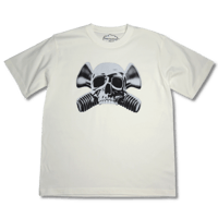 'SKULL BOLT’ T-Shirt [VANILLA WHITE]
