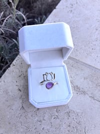 BAGUE LYA ARGENT 925 AMÉTHYSTE 