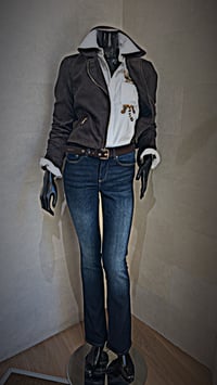 Image 1 of CAZADORA ANTE MARRÓN GIPSY