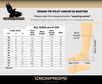 Image 2 of Sienar Tie Pilot Andor S2 -Booties - STANDARD SIZES and TAILORED too, you choose.