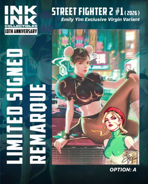 Image of < Remarque Edtion > Street Fighter 2 #1 Exclusive Virgin Variant // Emily Yim