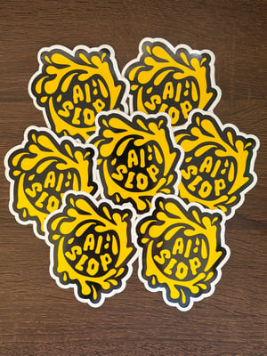 Image of Ai Slop Vinyl Stickers