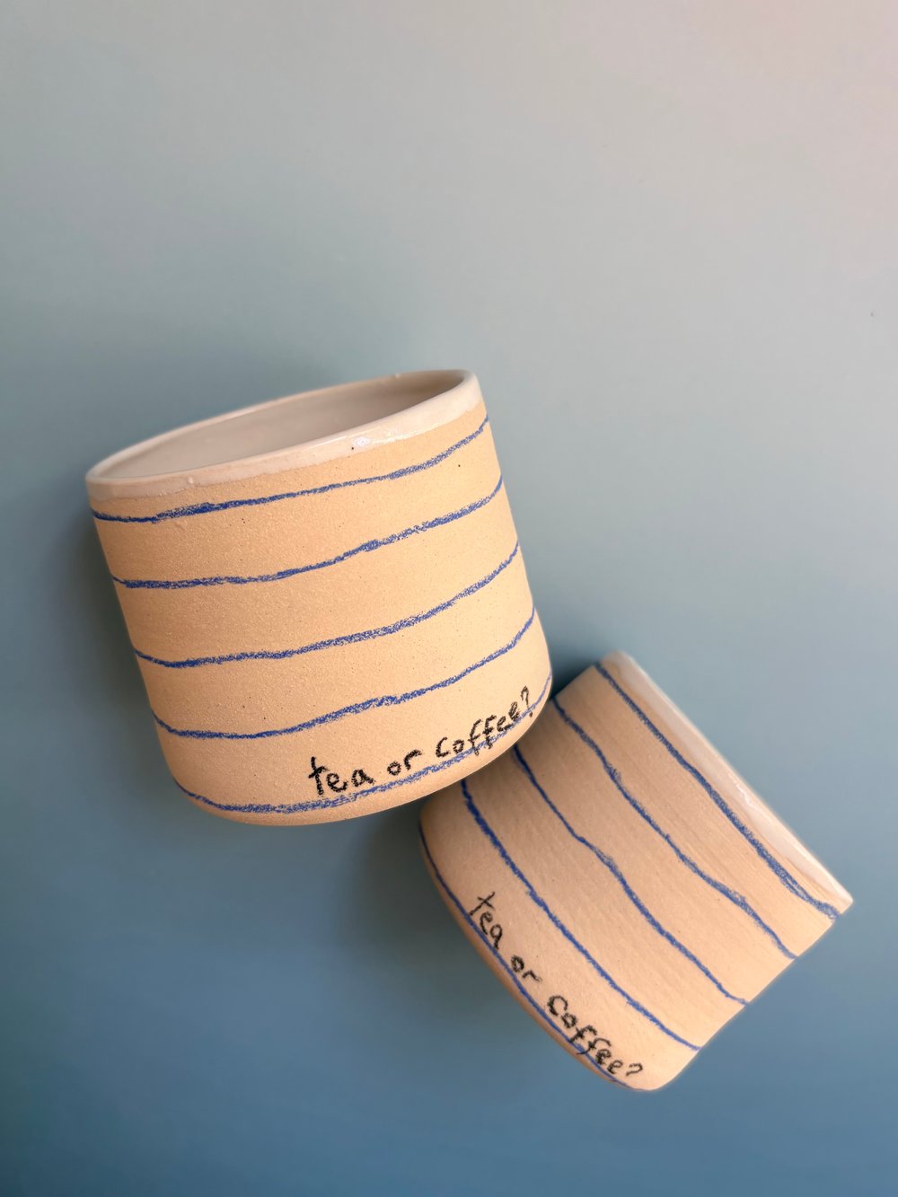 Image of Lined Paper Brew cup 
