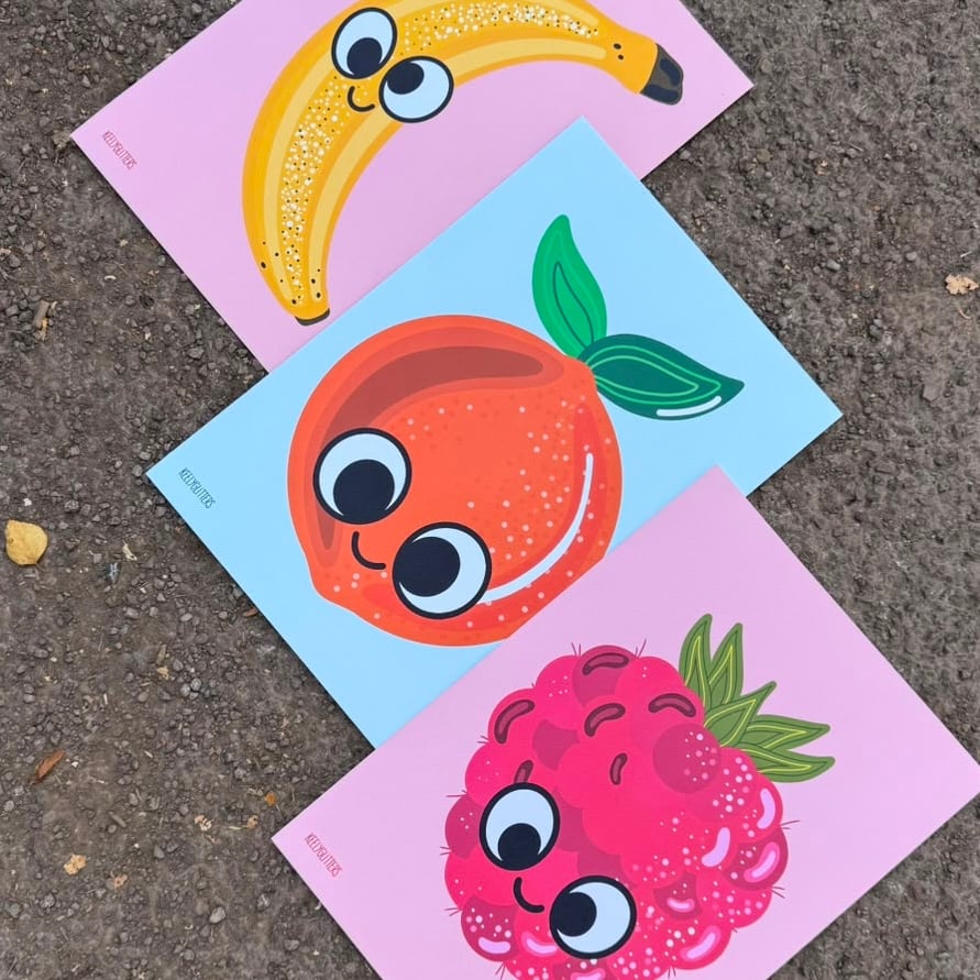 Foodie Prints by Keely Glitters