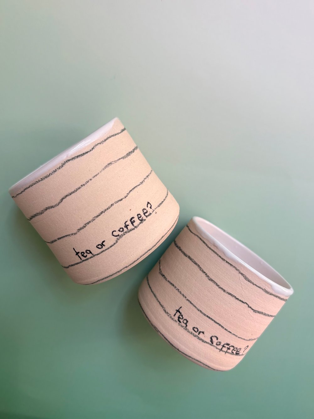Image of Lined-Paper Brew cup 