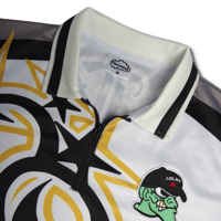 Image 3 of 'Golder Vision’ Jersey [WHITE/YELLOW]