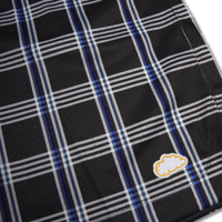 Image 4 of 'Check Mate’ Mesh Shorts [BLACK/BLUE]