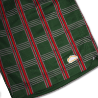 Image 4 of 'Check Mate’ Mesh Shorts [GREEN/RED]