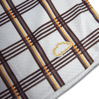Image 4 of 'Check Mate’ Mesh Shorts [WHITE/YELLOW]