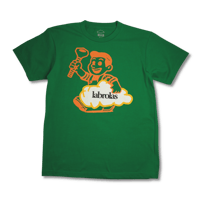 Image 1 of Labros x Lolas 'Bolt Work’ T-Shirt [GREEN]