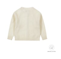 Image 3 of Baby Creme Long Sleeve Cardigan with Button