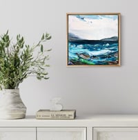 Image 2 of ‘Coastal no.73' - 30x30cm, FRAMED