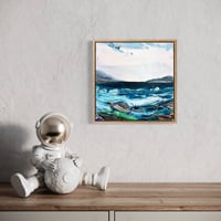 Image 3 of ‘Coastal no.73' - 30x30cm, FRAMED