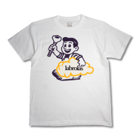 Image 1 of Labros x Lolas 'Bolt Work’ T-Shirt [WHITE]